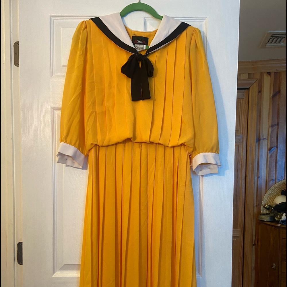 Vintage 1960s 70s long dress
